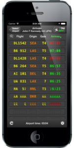 Picture of flight board